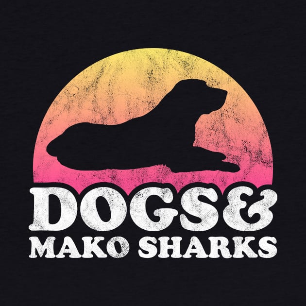 Dogs and Mako Sharks Dog and Mako Shark Gift by JKFDesigns